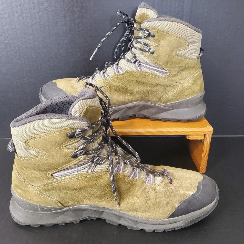 Lowa‎ Explorer GTX MID Gore-Tex Men's Boots Olive Green Men's Size US 12 EU 46